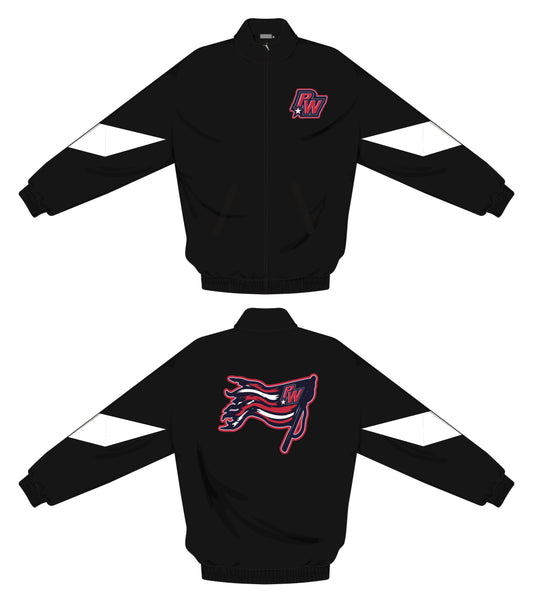 Penn Wood Athletics Track Jacket- Black