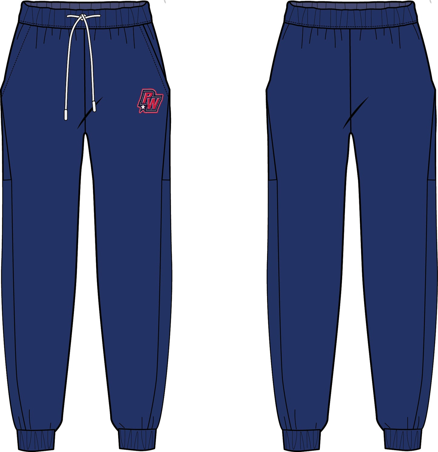 Penn Wood Athletics Trackpants- Blue